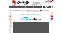 Desktop Screenshot of charlie-sport.com