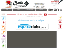 Tablet Screenshot of charlie-sport.com